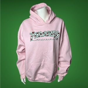 THRASHER pink hoodie